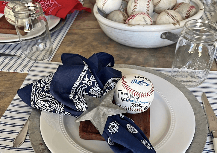 Patriotic DIY table ideas